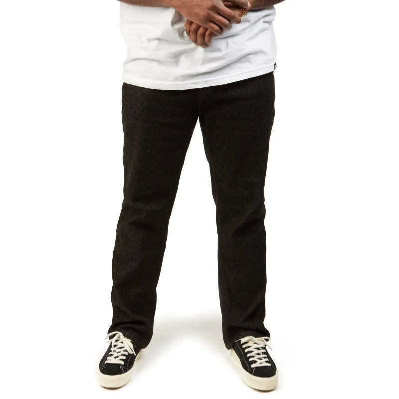 Deal of the Day CCS 12oz Stretch Straight Denim Jeans - 12oz Black