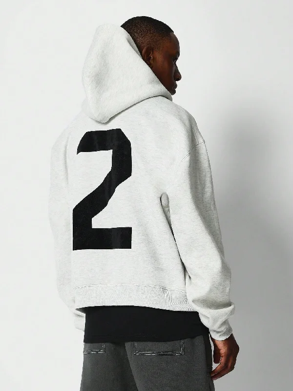 Price Buster Regular Fit Overhead Hoodie With Back Number Graphic Print