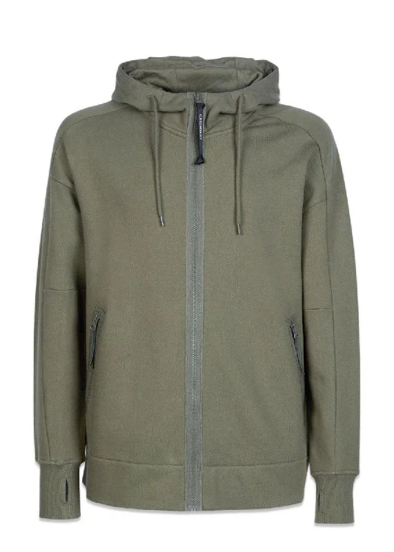 Deal Frenzy Hooded Open - D. Army Green
