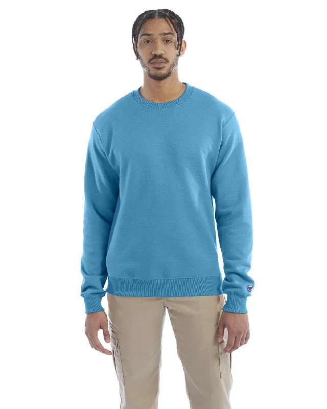 Price Buster Champion EcoSmart Crewneck Sweatshirt | Tempo Teal