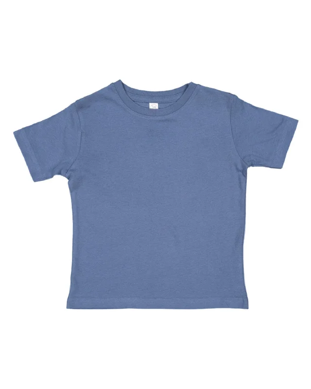 Deal of the Day Rabbit Skins Toddler Fine Jersey T-Shirt | Indigo
