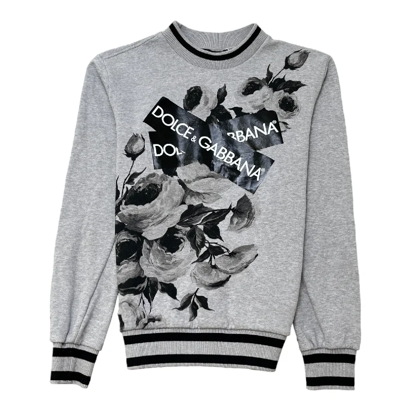 Super Sale Men's Rose Logo Sweatshirt Grey Size IT 46 / UK S
