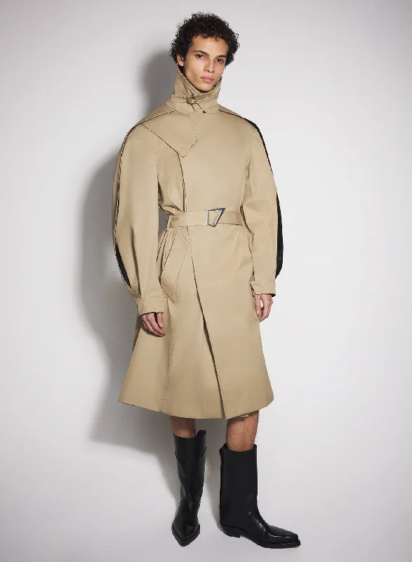 Deal Alert beige belted trenchcoat