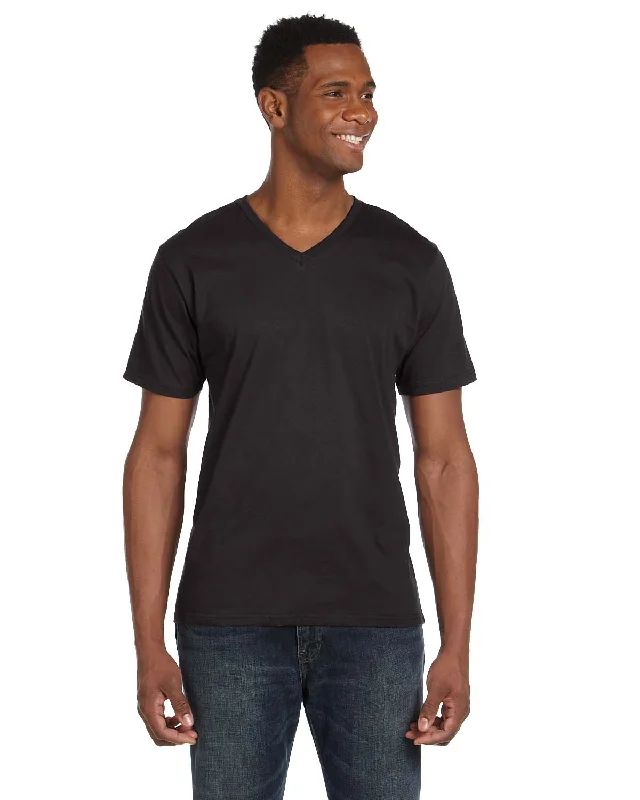 Overstock Sale Anvil Fashion Fit V-Neck T-Shirt | Smoke