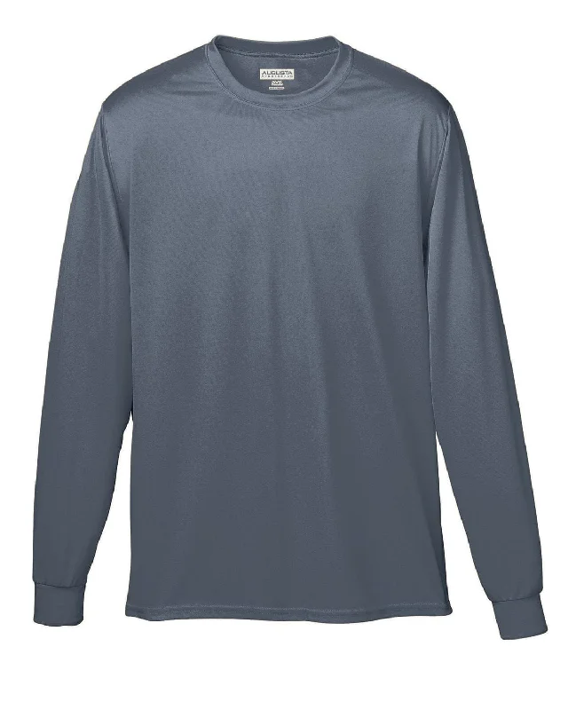 Weekend Deals You Can't Resist Augusta Long Sleeve Moisture Wicking T-Shirt | Graphite Weekend Deals You Can't Resist Augusta Long Sleeve Moisture Wicking T-Shirt | Graphite