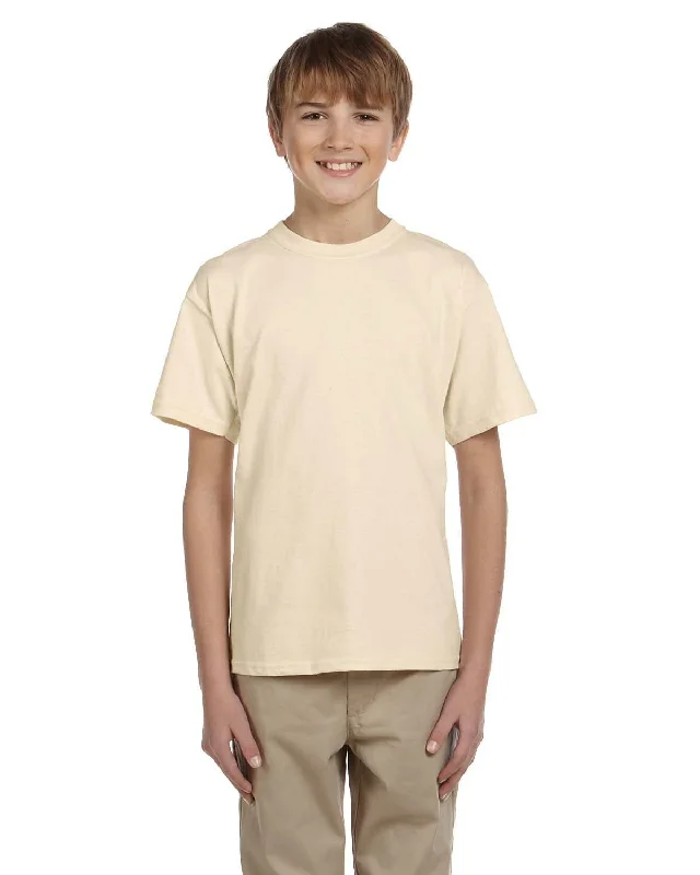 Low Price Fruit of the Loom Youth T-Shirt | Natural