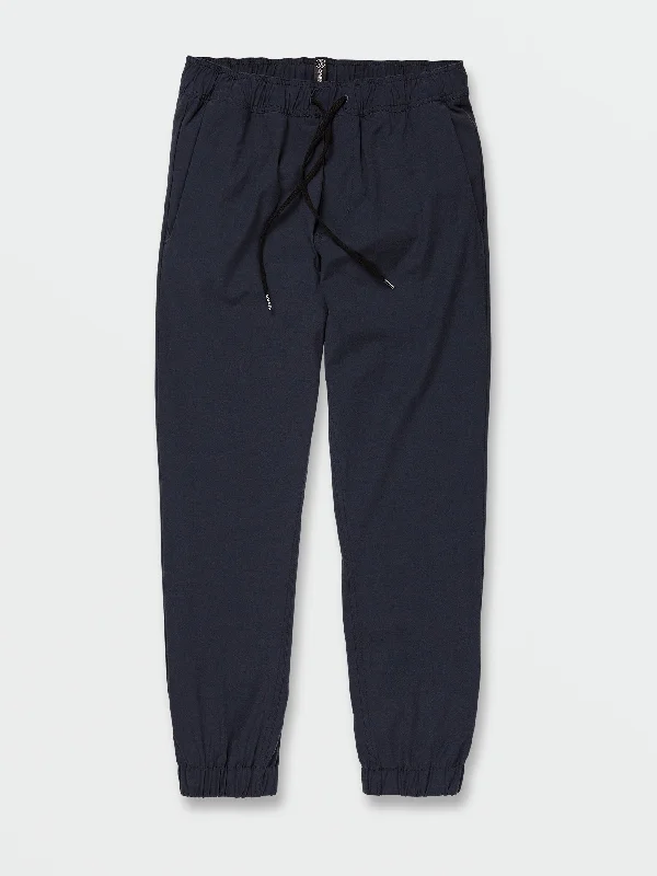 Factory Direct Sale Frickin Cross Shred Elastic Waist Joggers - Navy