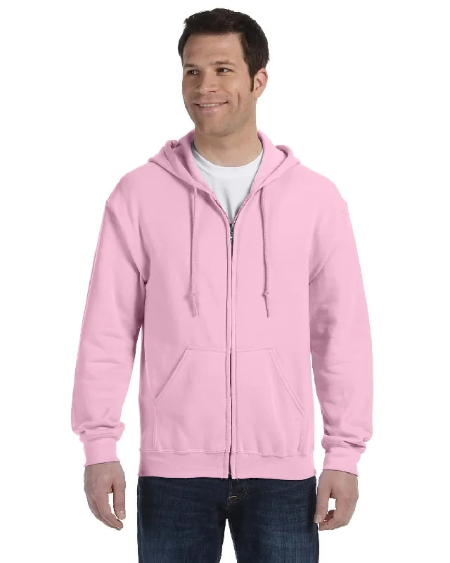Special Savings Gildan Heavy Blend 50/50 Full-Zip Hooded Sweatshirt | Light Pink