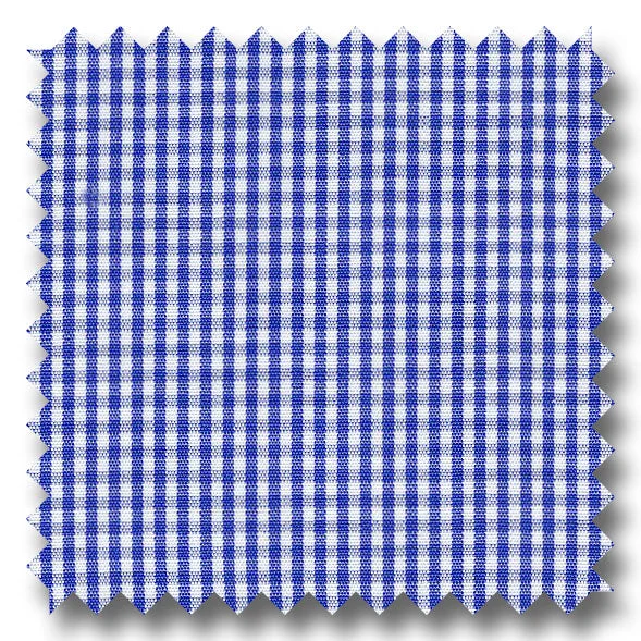 Act Now Navy Blue Check 2Ply Broadcloth - Custom Dress Shirt