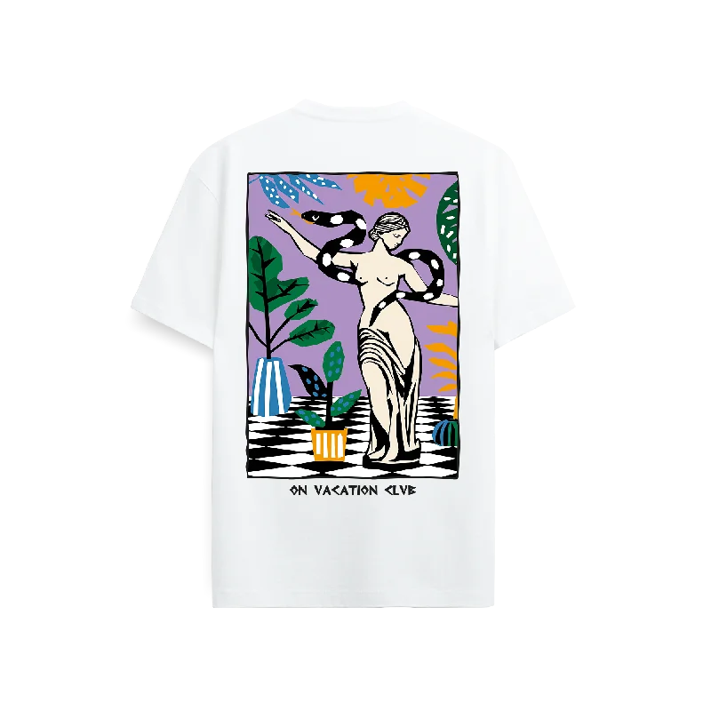 Shop and Save Goddess T-Shirt - White