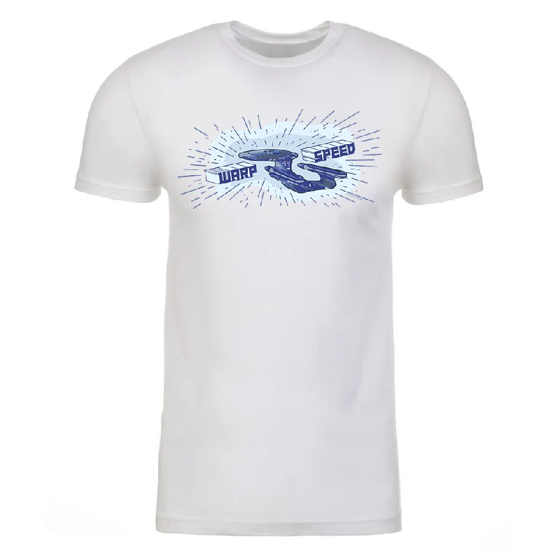 Hurry In Star Trek: The Next Generation Warp Speed Adult Short Sleeve T-Shirt